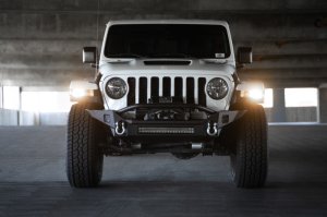 Jeep Gladiator JT Front Bumper - DV8 Offroad - FS-7 Mid-Width Winch - `20-`23